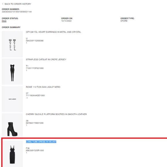 SAINT LAURENT  YSL Women's Black Cut-out Silk Dress size 4 FR 36 - Picture 6 of 16